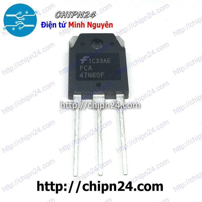 [1 CON] Mosfet 47N60 TO-3P 47A 600V Kênh N (FCA47N60F FCA47N60)