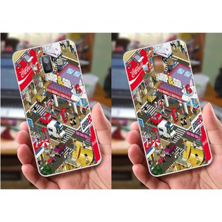 Ốp lưng Samsung J7 Duo (dẻo viền trắng trong) - Brands