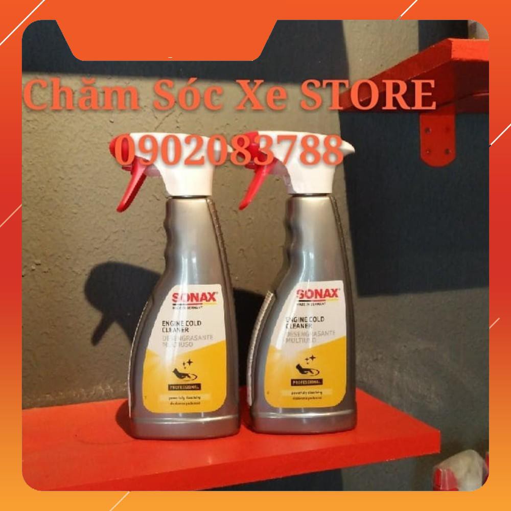 VỆ SINH ĐỘNG CƠ KHOANG MÁY SONAX ENGINE COLD CLEANER 543200 500ml