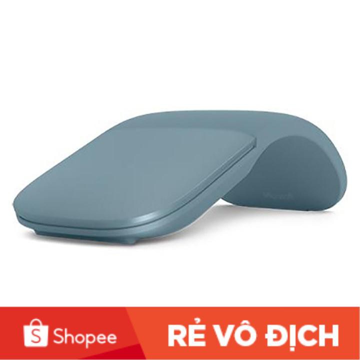 Chuột không dây Arc Mouse Bluetooth màu xanh xám (màu Sage)- Microsoft -hàng chính hãng
