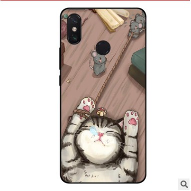 Ốp lưng xiaomi mi max 3 chất liệu cao su in hình cute