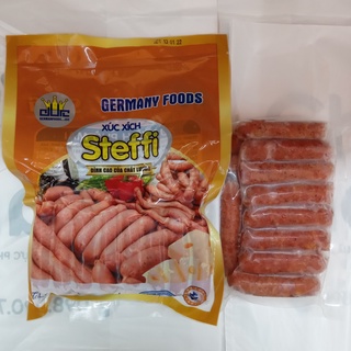 Xúc xích phomai Đức - hãng Steffi dùng để ăn chiên, nướng, thả lẩu, nấu mỳ cho bé và cả gia đình