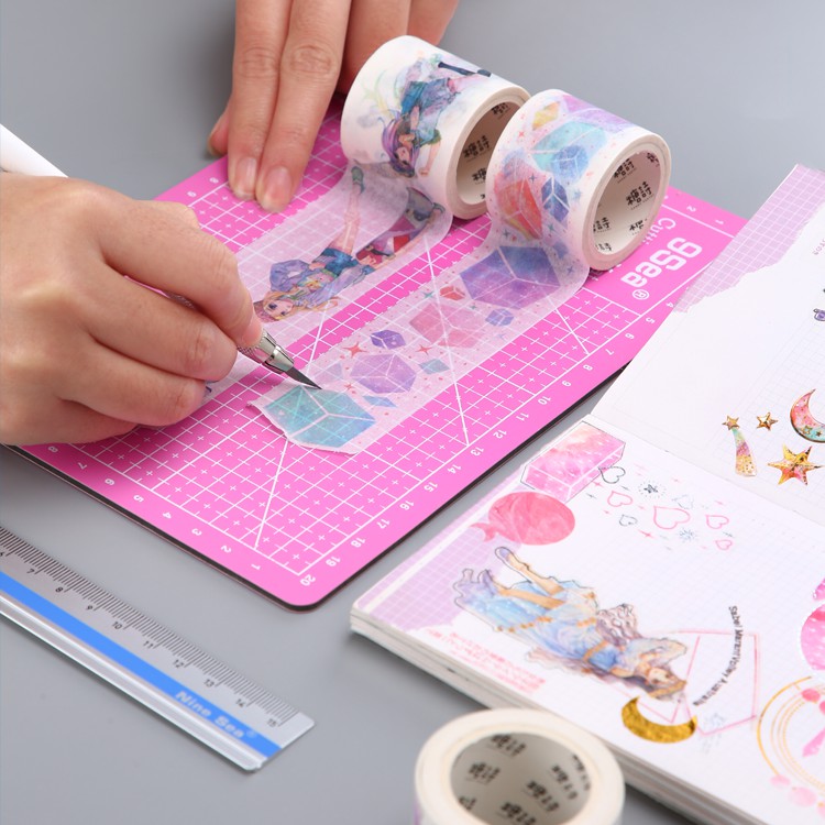 Tấm lót cắt giấy Cutting mat khổ A3/A4/A5 - Thớt cắt giấy kirigami