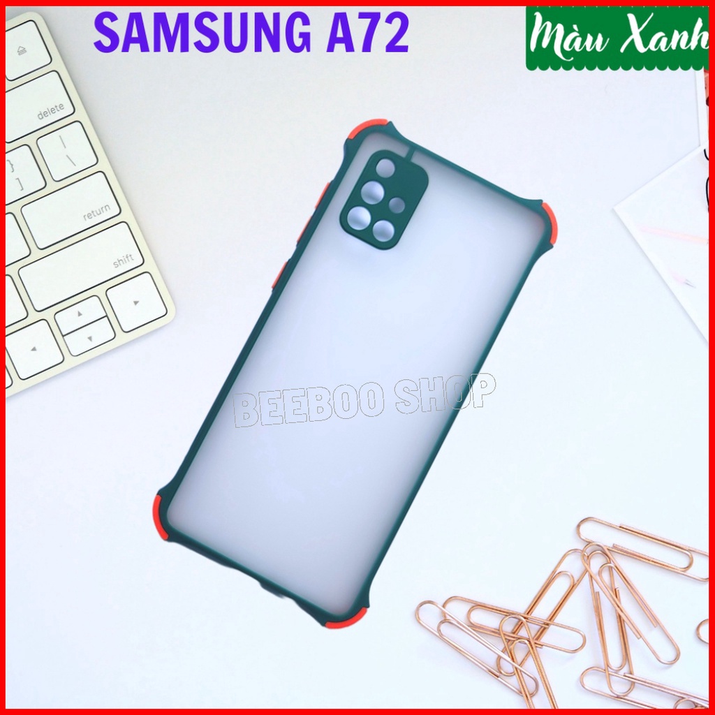 CHỐNG SỐCỐp lưng Bảo vệ Camera Samsung A71/ A72 - Chất liệu Nhám Cao cấp - Chống va đập - Thiết kế sang trọng