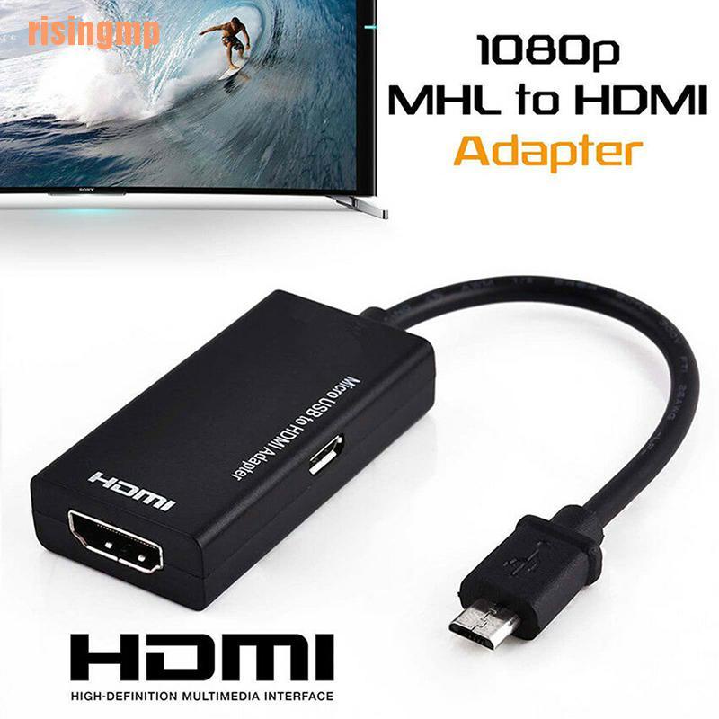 Cáp Chuyển Đổi Từ Micro Usb 2.0 Sang Hdmi Hdtv Tv Hd Cho Samsung Lg S7