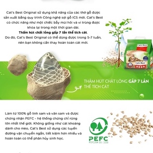 Cát Cat's Best - Cát gỗ vệ sinh cho mèo