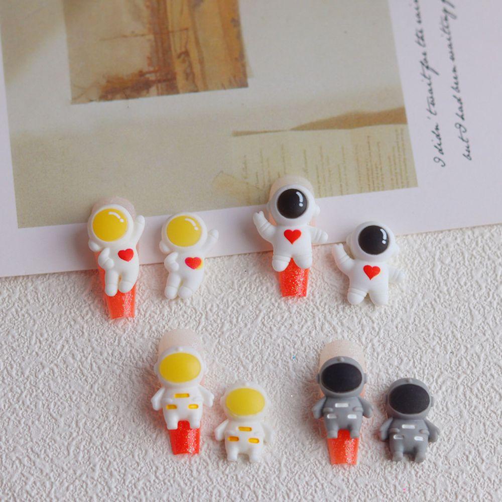 Phụ Kiện Trang Trí Móng Tay Nghệ Thuật Hình Phi Hành Gia Hoạt Hình Dễ Thương
