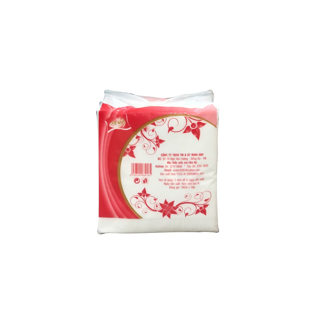 Combo 4 gói giấy ăn giấy rút Prime Napkins khổ 24