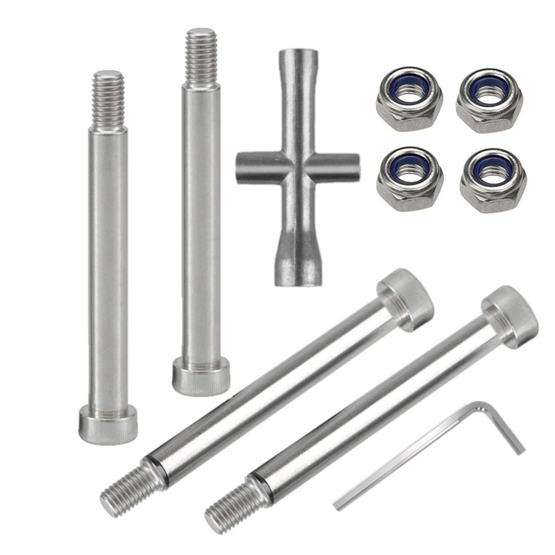 Bộ 4 Bản Lề Trước Bằng Thép Cho Xe Điều Khiển Traxxas X-MAXX 8S RC 1 / 5