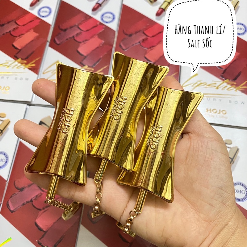 Son Hojo Luxury Bow Silky Lipstick hình nơ cao cấp kèm hộp