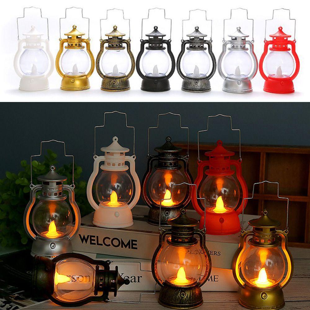 KUNHEV Đèn Lồng LED Treo Trang Trí Giáng Sinh Phong Cách Retro