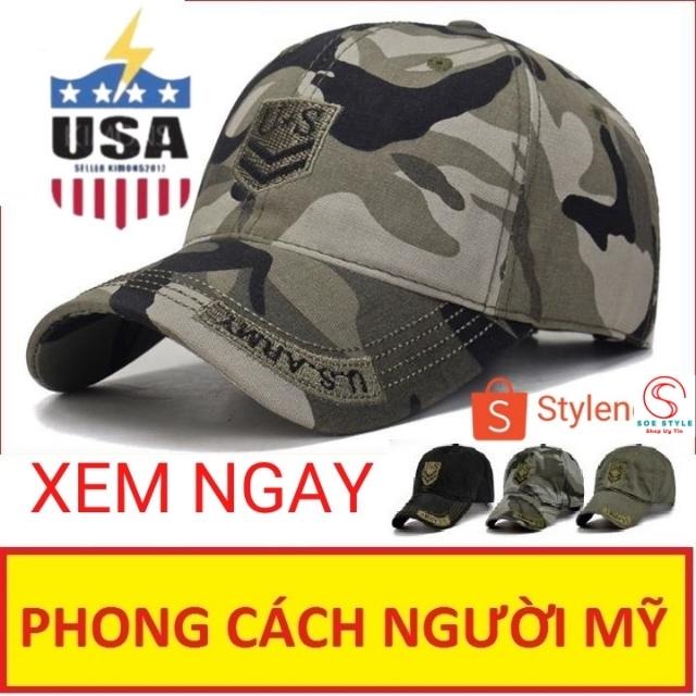 [FREESHIP] Mũ Lưỡi Trai Lính Mỹ US.ARMY - US.NAVAL,Mũ Lính Mỹ Hàng Nhập Mã SOE Style US05,Dùng đi làm-Học-Du lịch