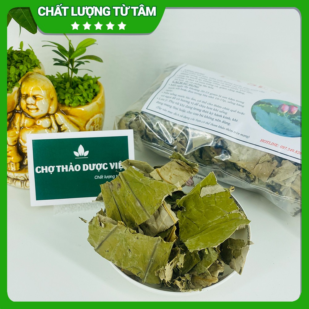 Lá sen khô, thơm 100g ( Trà lá sen tiêu mỡ dành cho người ăn kiêng) - Chợ Thảo Dược Việt