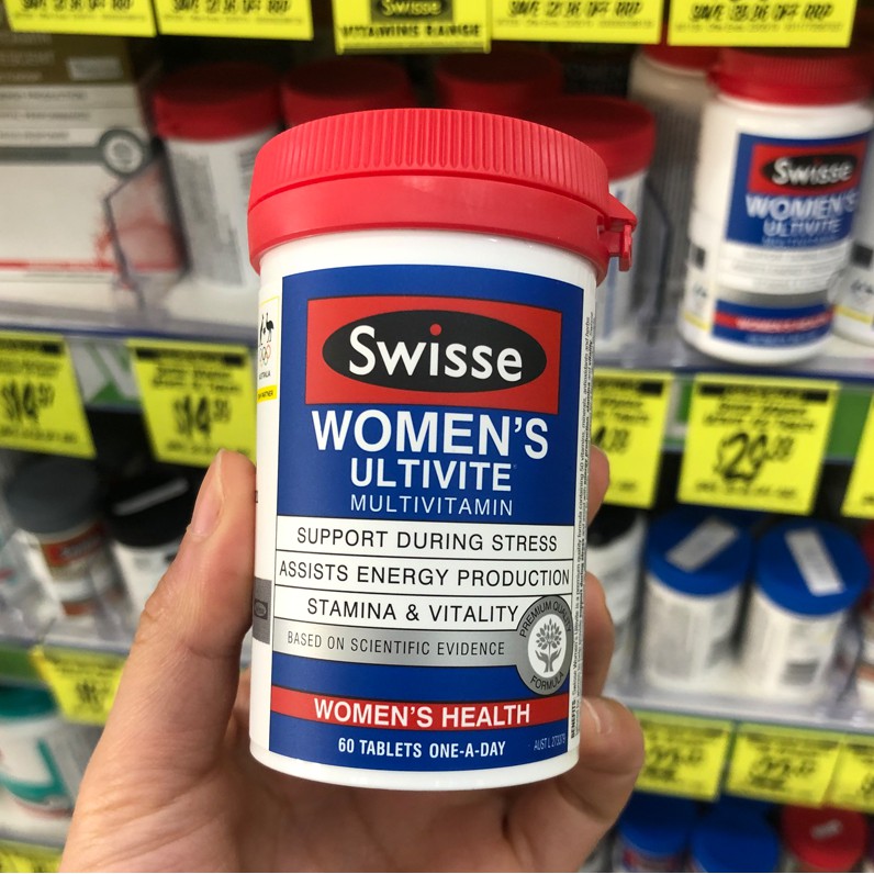 [Hàng Chuẩn ÚC] Swisse Women's Ultivite Multivitamin - 50 Vitamin TRONG 1 VIÊN dành cho Nữ DATE 2022,2023 | Thế Giới Skin Care
