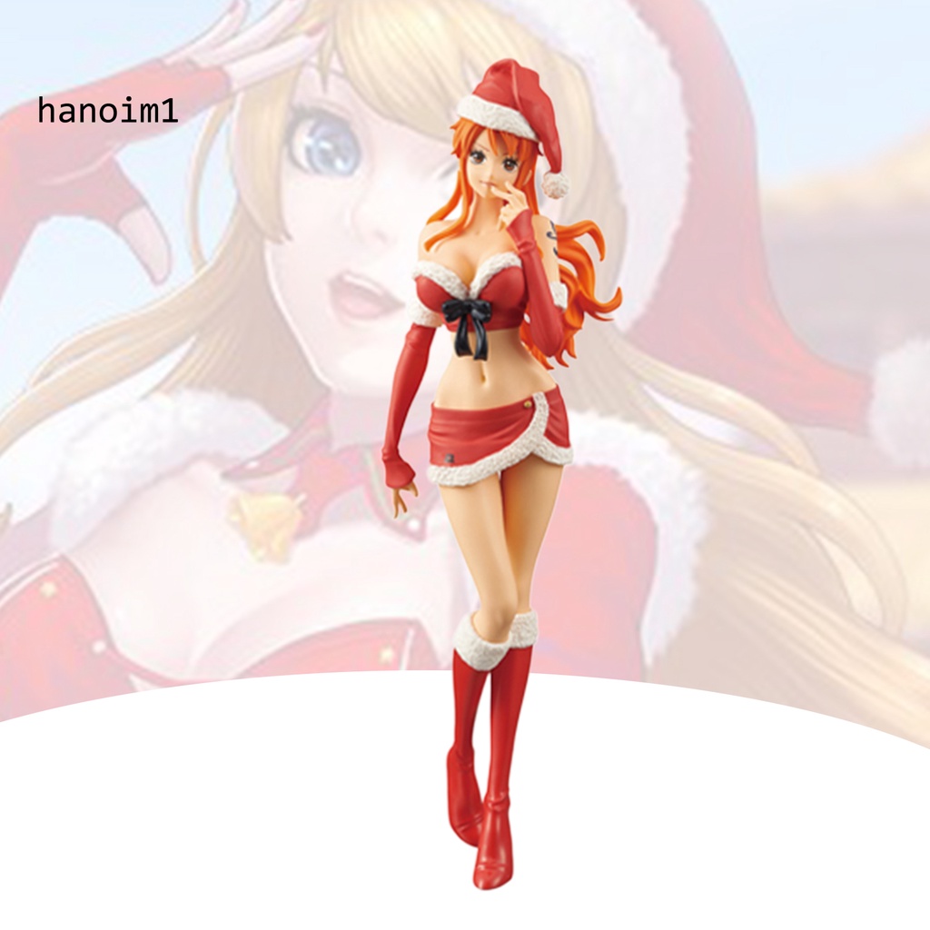Mô Hình Nhân Vật Nami Trong Anime Tư Thế Ngồi Gợi Cảm Trang Trí Giáng Sinh