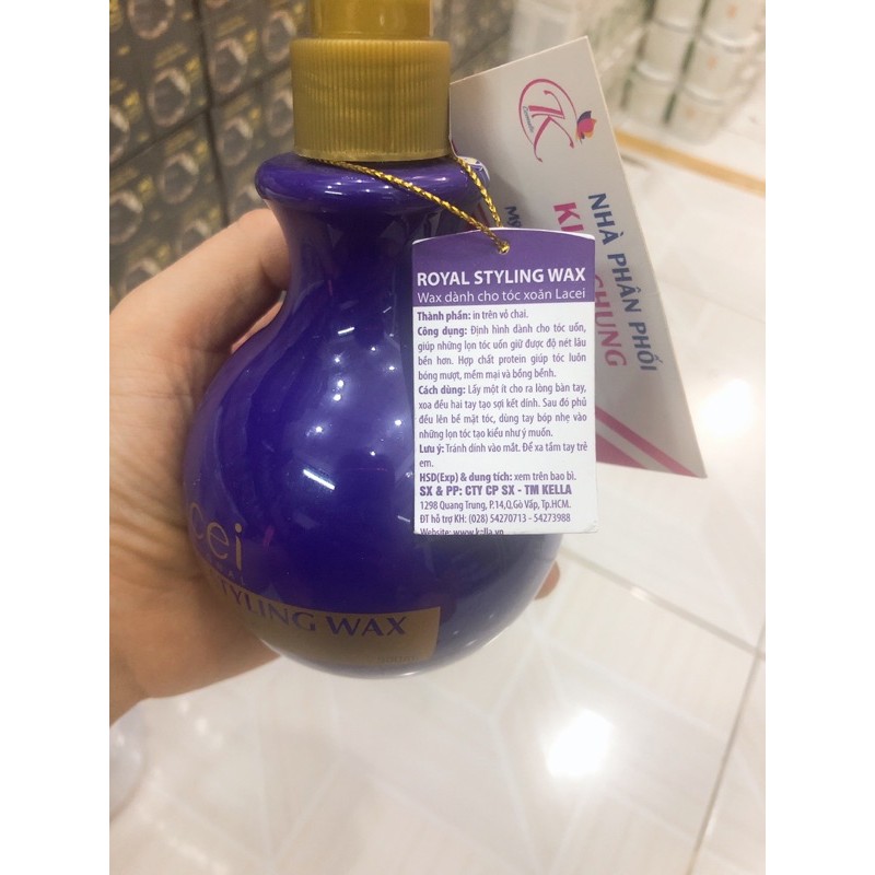 Wax Lacei tạo kiểu tóc uốn 300ml