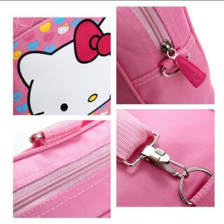 Balo cặp học sinh kitty hồng