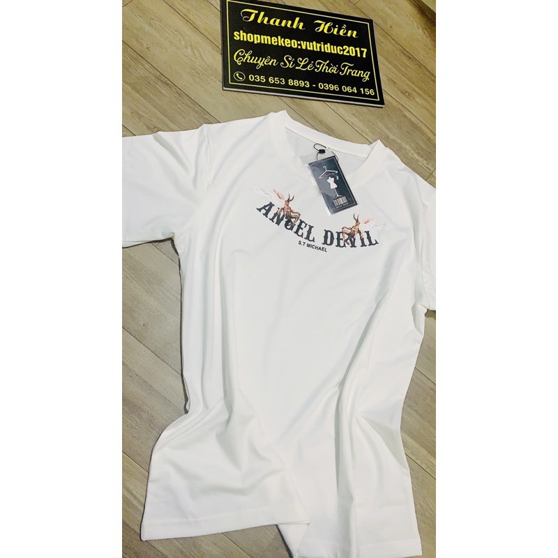 ❤Áo thun nam nữ ANGEL DEVIL siêu hot( Hàng loại 1 video ảnh thật) | BigBuy360 - bigbuy360.vn