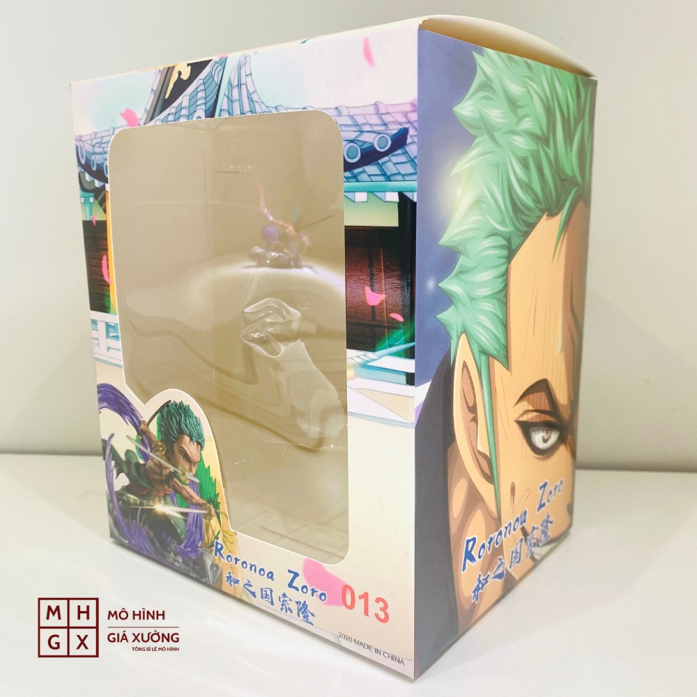 Mô Hình Roronoa Zoro Tam Kiếm Cao 10cm 3000 thế giới Trạng thái chiến đấu - Figure Tượng One Piece Vua Hải Tặc