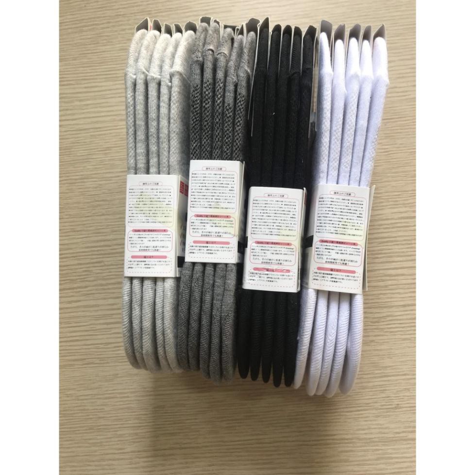 Combo 10 Đôi Tất Hài Nam kháng Khuẩn Xuất Nhật Uni, tất đi giày lười.