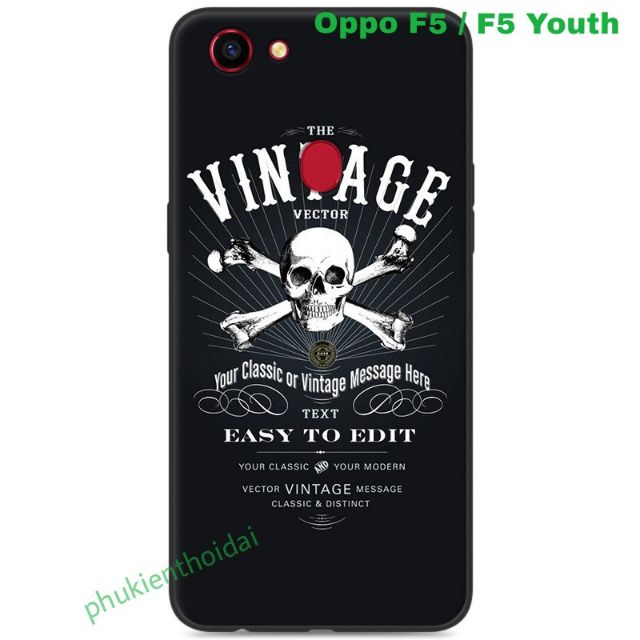 Oppo F5 / F5 Youth ốp lưng dẻo TPU in 3D cao cấp để