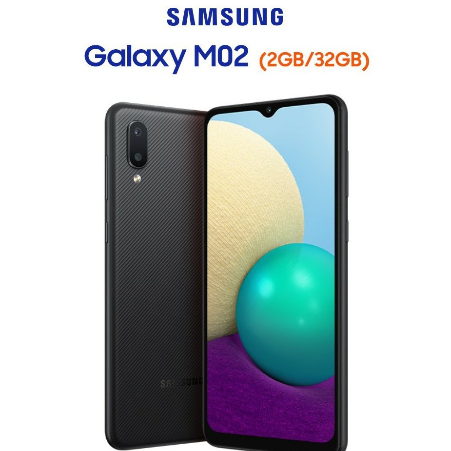 Điện thoại Samsung Galaxy M02 - Hàng chính hãng