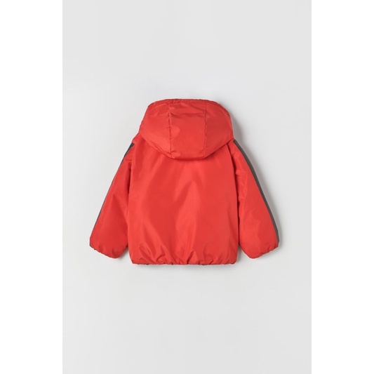 Áo khoác đỏ ấm áp mặc được cả hai mặt săn sale china sz 2-3y