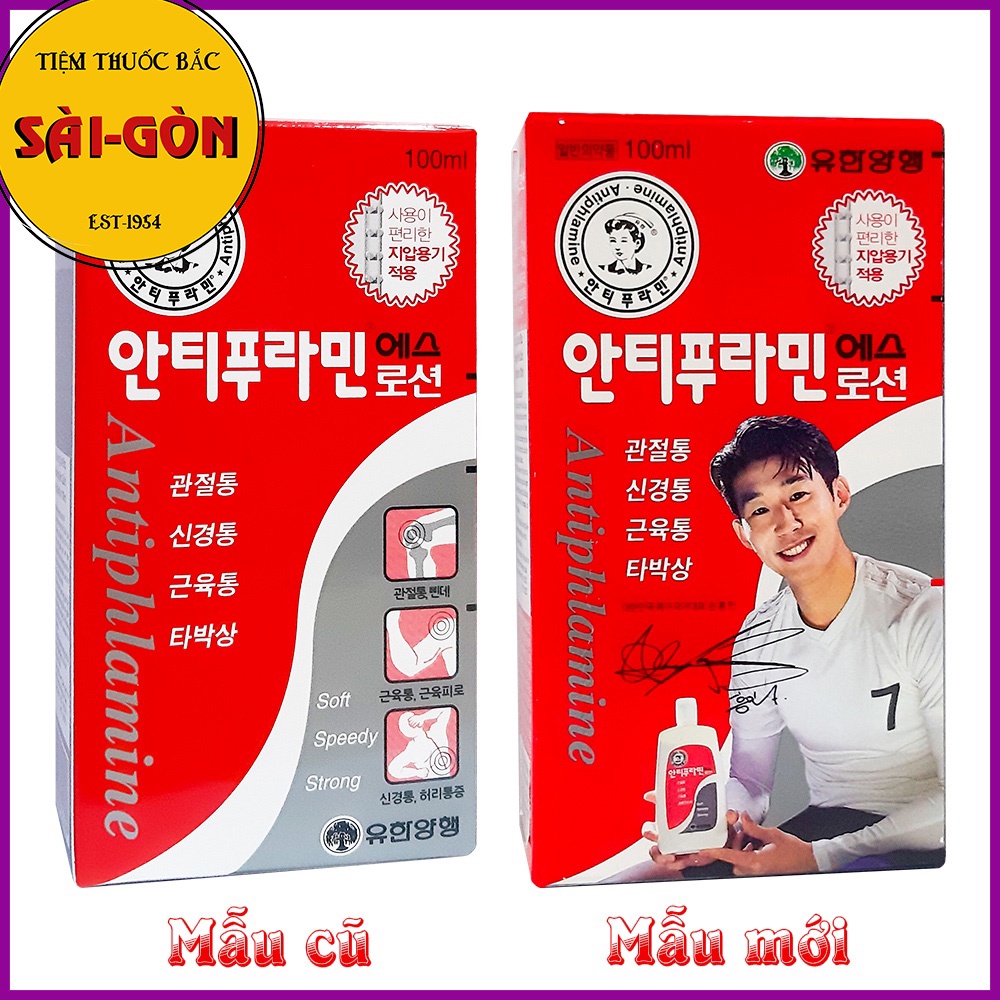 Dầu Nóng Hàn Quốc Antiphlamine chai 100ml (Chính Hãng, Luôn có date mới)