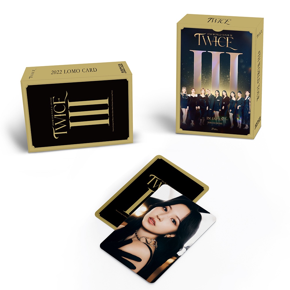 Hộp 55 Tấm Thẻ Ảnh Nhóm Nhạc TWICE 4Th World Tour