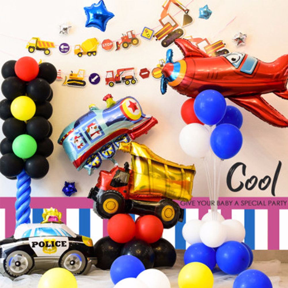 Bong Bóng Bơm Hơi Hình Xe Tăng Hoạt Hình Dễ Thương