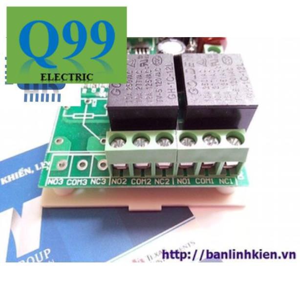 [Giá rẻ] [Q99] Bộ Thu Học Lệnh RF315 2 Kênh Bộ điều khiển bật tắt từ xa HD1