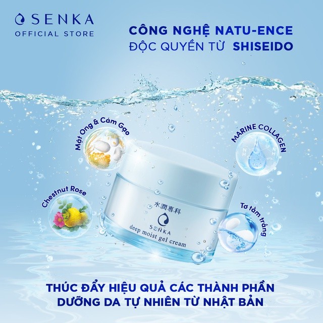 Bộ đôi Sạch sâu - Cấp ẩm 24H (Sữa rửa mặt Senka Perfect Whip 120g và Mặt nạ ngủ Senka Deep moist Gel Cream 50g) | BigBuy360 - bigbuy360.vn