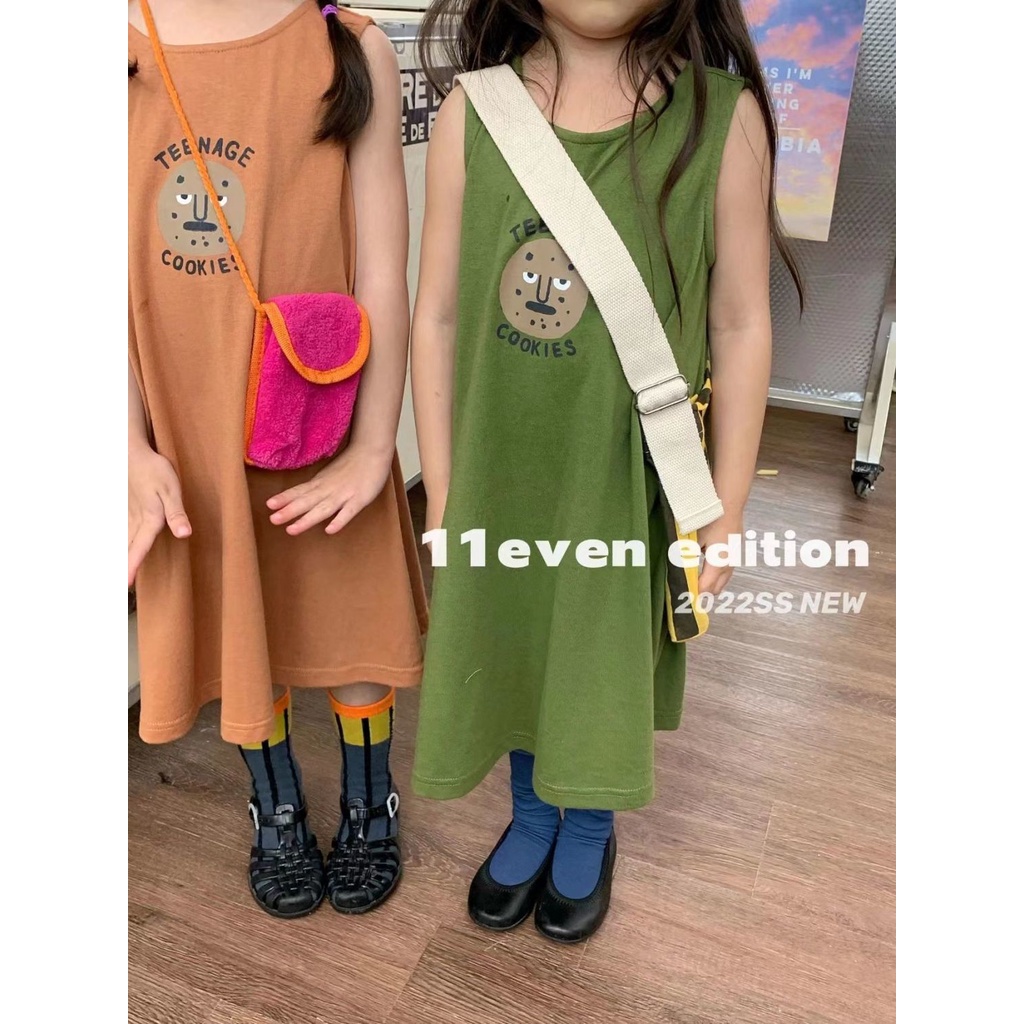 Đầm Thun Cotton Tay Ngắn Thoải Mái Thời Trang Mùa Hè Phong Cách Hàn Quốc Cho Nữ