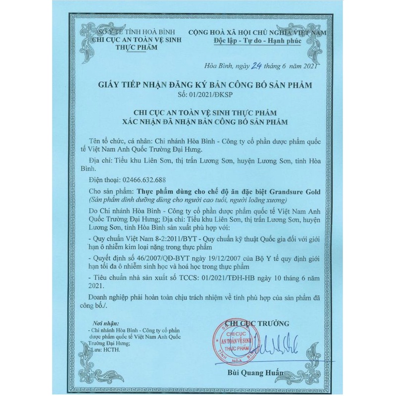 Sữa non xương khớp Grandsure hỗ trợ phòng ngừa và điều trị bệnh xương khớp 850gram