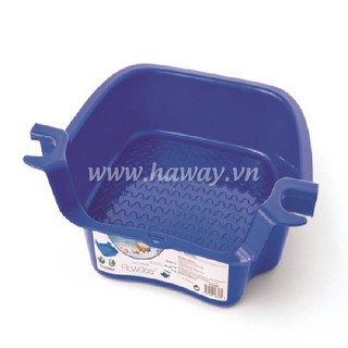 , chậu rửa chân bằng nhựa 58308, kt 41x41x15cm