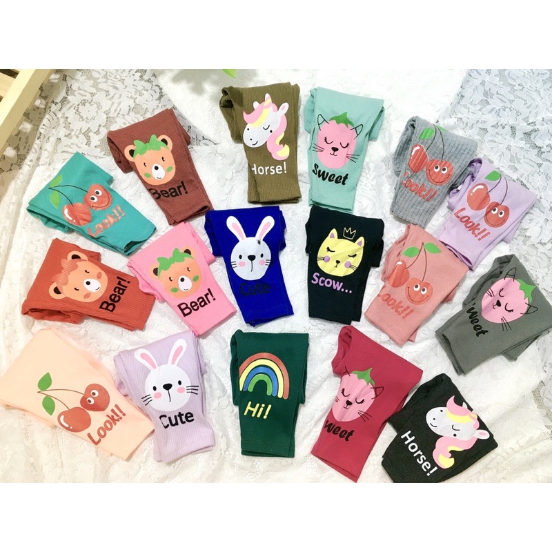 Quần legging co dãn 4 chiều cho bé từ 6-20kg