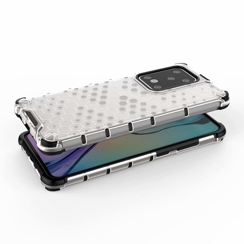 SAMSUNG Ốp Lưng Nhựa Cứng Trong Suốt Họa Tiết Tổ Ong Cho Samsung Galaxy S20 S20 Plus S20 Ultra S20Plus S20Ultra 6.2 "6.7" 6.9 "