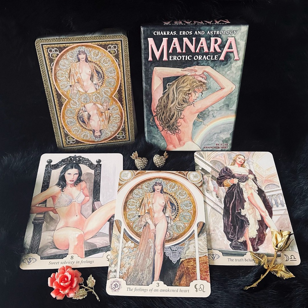 Bộ Bài Manara Erotic Oracle  - Bài Gốc Authentic Chính Hãng 100%