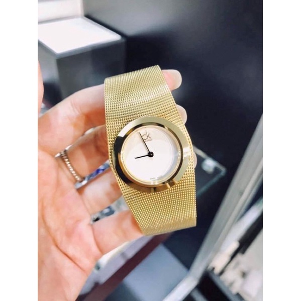 Đồng Hồ Nữ Calvin Klein dạng kiềng case 27mm