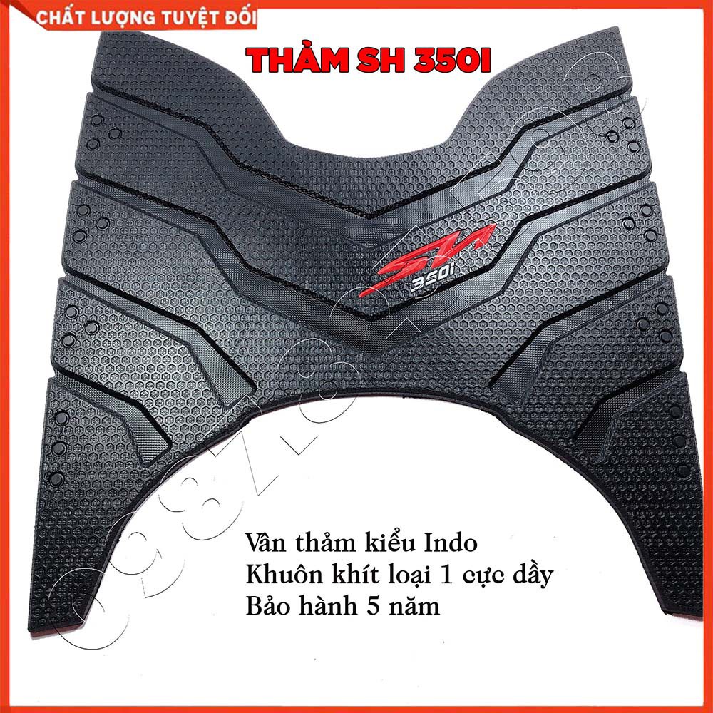 ★ {NEW} Thảm Để Chân Sàn SH 350I Cao Su Cao Cấp Loại 1 Dày Đẹp ★