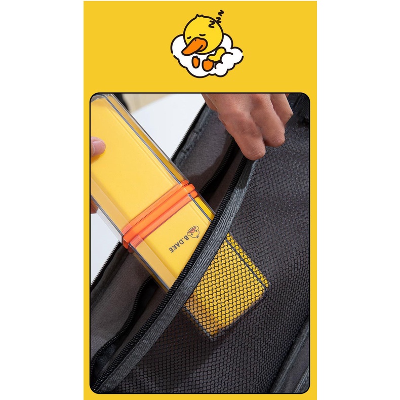 Munroe Bộ Cốc Đánh Răng / Hộp Đựng Bàn Chải Đánh Răng Hình Vịt Vàng Nhỏ Gọn Tiện Lợi