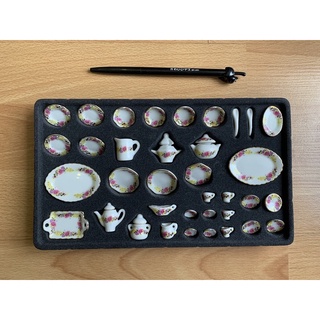 Set 06: bộ chén dĩa hoa 36 cái