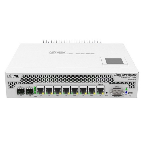 Thiết bị cân tải - Thiết bị Router Mikrotik CCR1009-7G-1C-1S+PC - Nhập khẩu & Bảo hành chính hãng - Hỗ trợ kỹ thuật 24/7