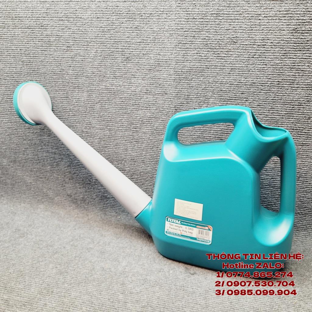 Bình Tưới Cây Xách Tay Có Kèm Vòi Sen TOTAL THSPP0505 Dung Tích 5 L Lít - dụng cụ chăm sóc cây cảnh, trồng trọt sân vườn