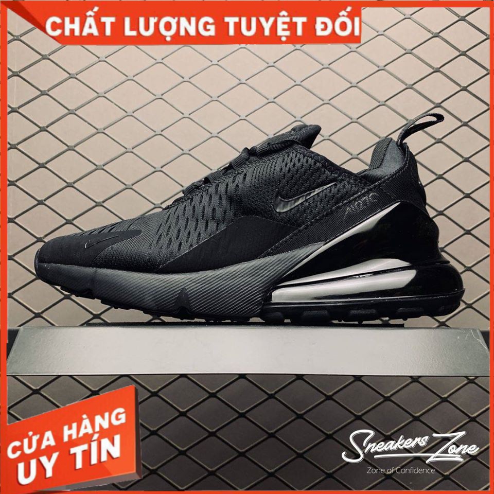 (FREESHIP+HỘP+QUÀ) Giày Thể Thao Sneakers Air Max 270 full đen cực đẹp cho cả nam và nữ