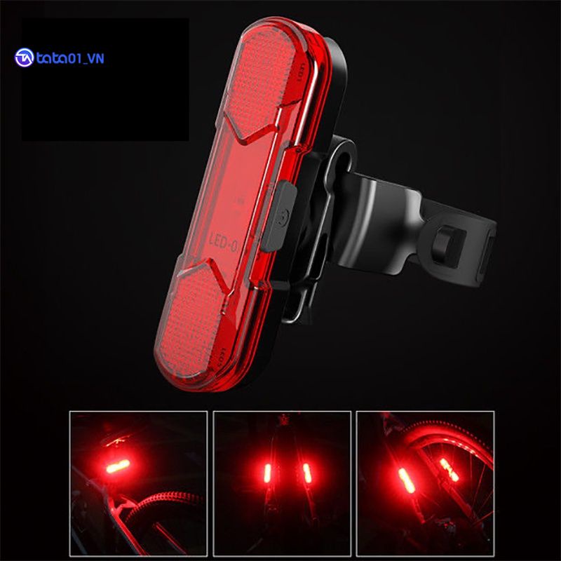 (Chứng Khoán sẵn sàng) xe đạp Đèn USB Sạc LED Đèn Cảnh Báo USB Nhanh Chóng Sạc Đêm Xe Đạp Ánh Sáng Phía Sau Xe Đạp Leo Núi Thiết Bị tata01.vn