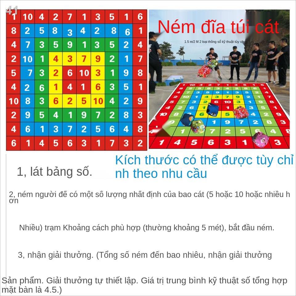 GĐạo cụ trò chơi bảng bán phi tiêu ném bao cát Thiết bị tập luyện mở rộng đội tương tác giữa cha mẹ và con cái