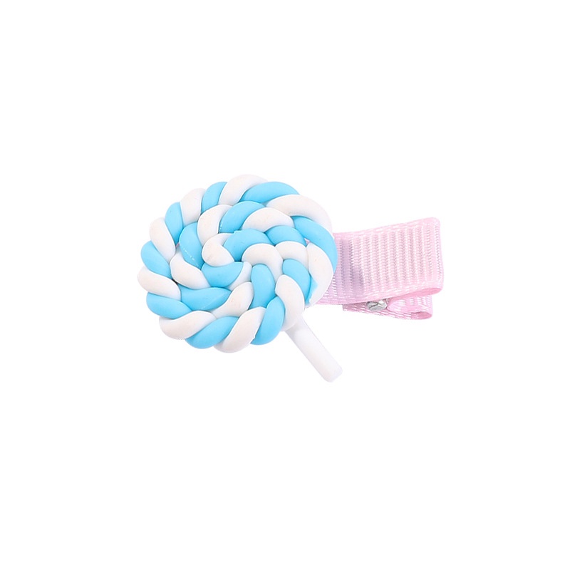 Bộ 3 Kẹp Tóc Hình Kẹo Màu Cầu Vồng Dễ Thương Phong Cách Hàn Quốc Cho Bé Gái