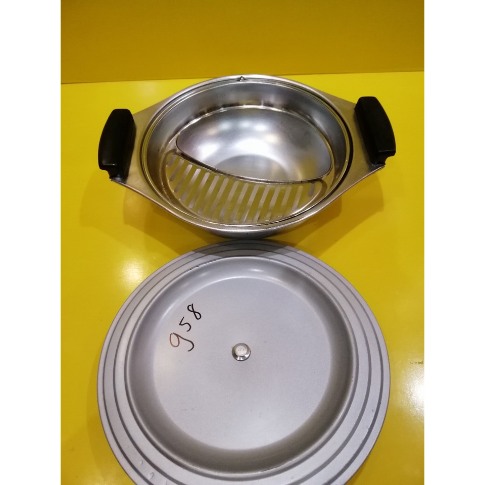 Nồi thép lẩu nội địa Nhật, size 23cm, cao 7cm (mã 958), Dùng được bếp từ