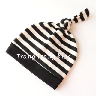 Mũ Thắt Nút Trơn Sơ Sinh